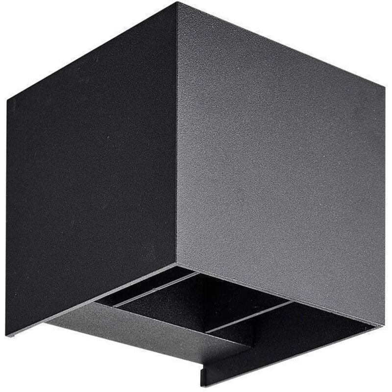 foto del prodotto lampada da parete quadrata palma doppio fascio esterno 6w eq 60w ip65 temp rature de couleur bianco caldo 3000k