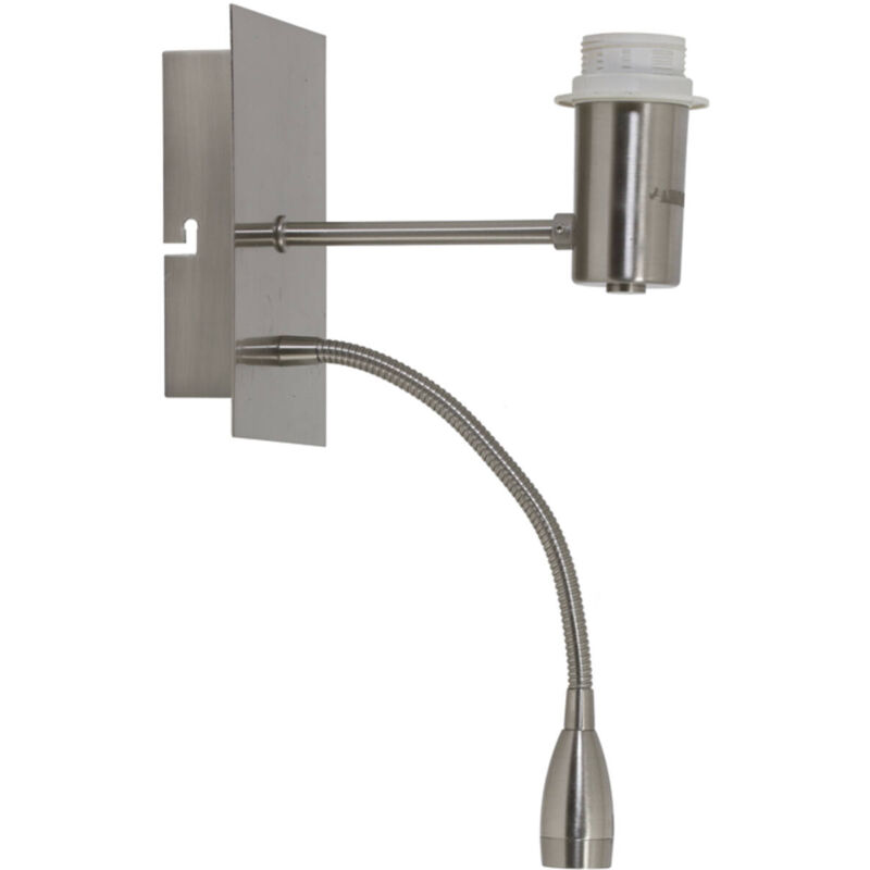 foto del prodotto lampada da parete - regina - argento - metallo - - light living