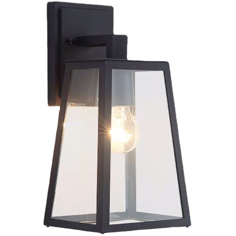 foto del prodotto lampada da parete retr applique da parete impermeabile lampada da muro creativa nero