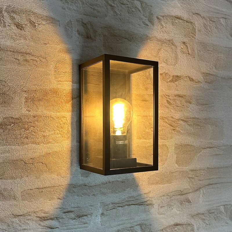foto del prodotto lampada da parete rettangolare dhal e27 ip44