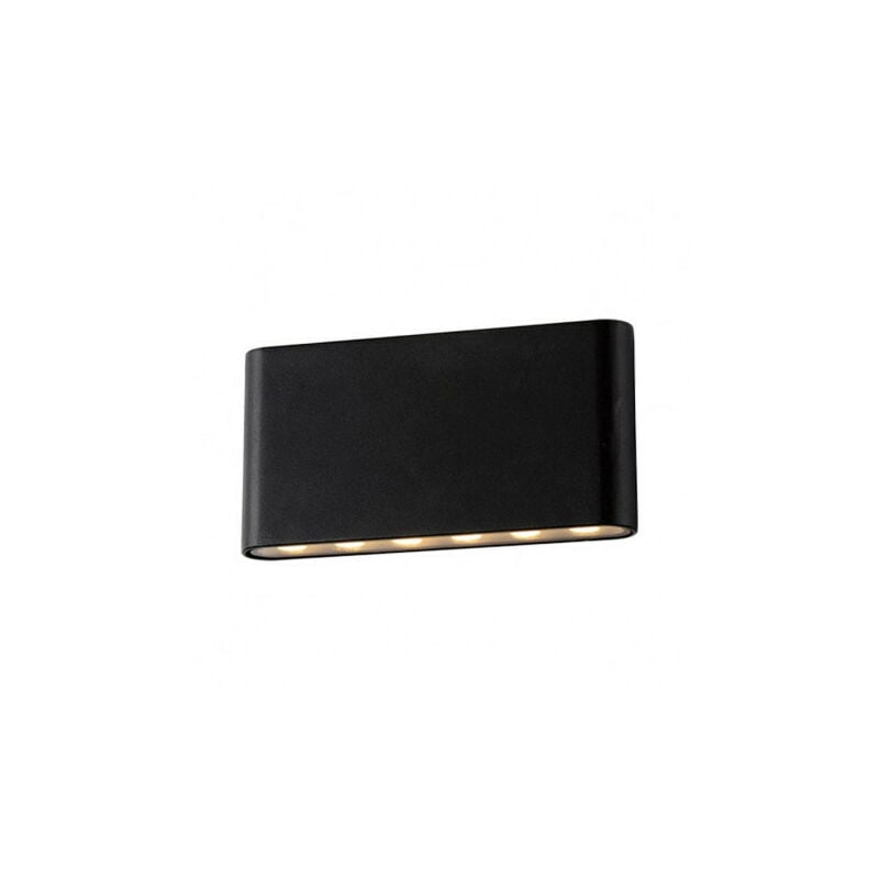 foto del prodotto lampada da parete rettangolare led 13w 3000k antracite ip54