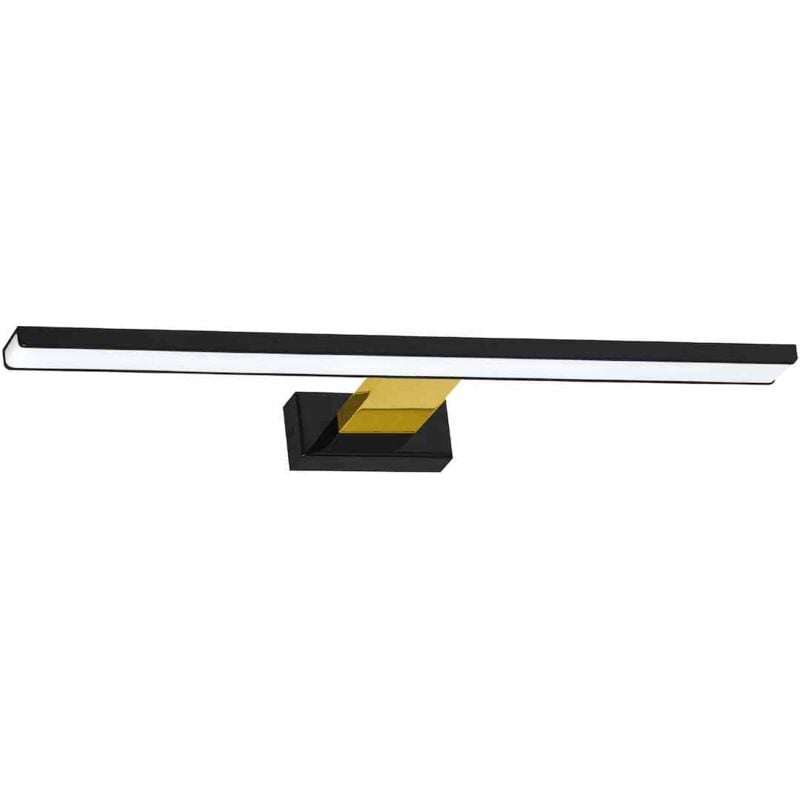 foto del prodotto lampada da parete shine black gold 60cm 13,8w led