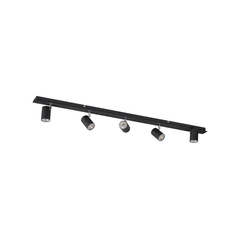 foto del prodotto lampada da parete soffitto 5xgu10 10w ip20 nera
