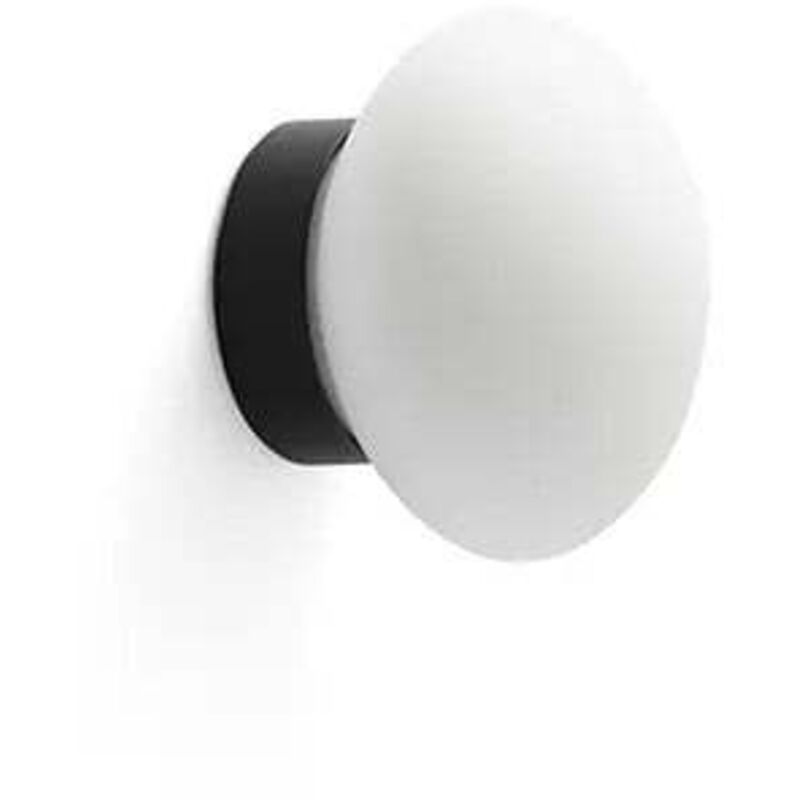 foto del prodotto lampada da parete soffitto nubo 120 led nera con interruttore 60007