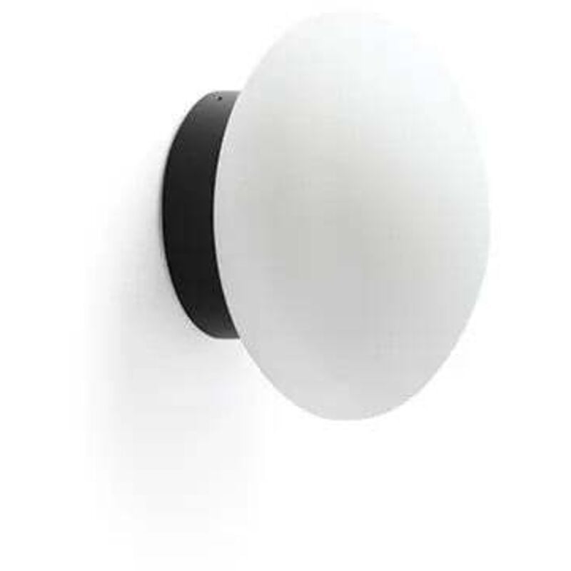 foto del prodotto lampada da parete soffitto nubo 150 led nera con interruttore 60009