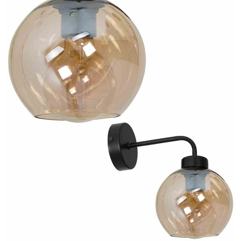foto del prodotto lampada da parete sofia ambra 1xe27