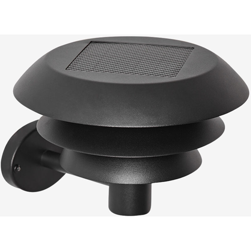foto del prodotto lampada da parete solare a led da esterno in acciaio inox lirano sklum