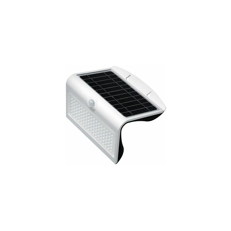 foto del prodotto lampada da parete solare a led korpass sensor 8w bianco freddo