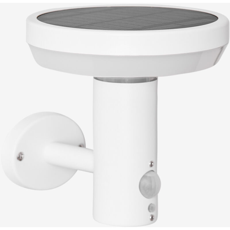 foto del prodotto lampada da parete solare da esterno a led in acciaio inox ovint sklum
