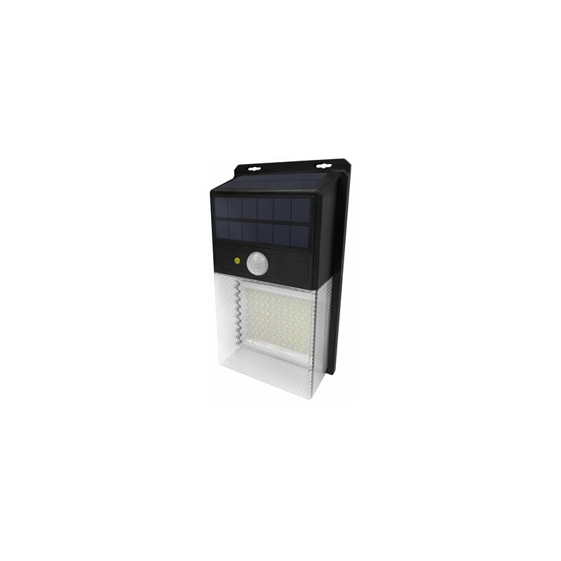 foto del prodotto lampada da parete solare led korpass con sensore di luce fredda da 15w