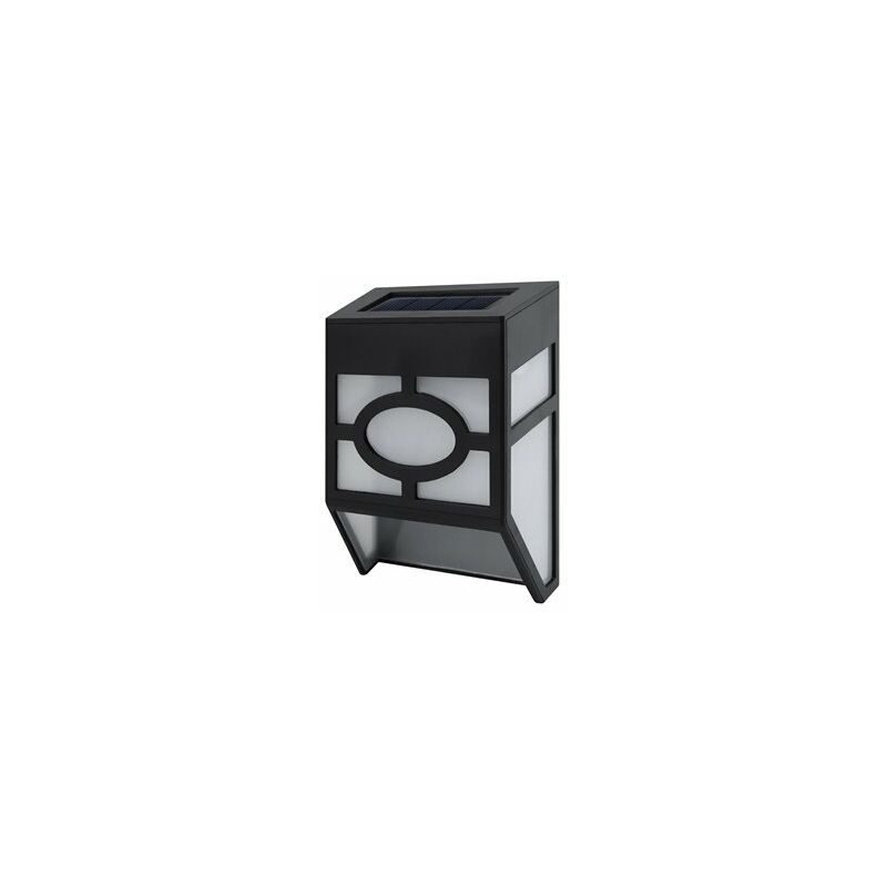 foto del prodotto lampada da parete solare led korpass guida luce 1w 2 unit calda
