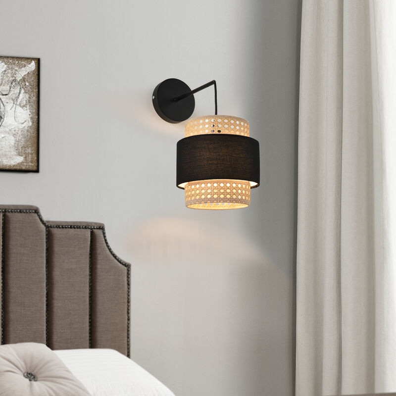 foto del prodotto lampada da parete southampton applique per interni beige nero lux.pro