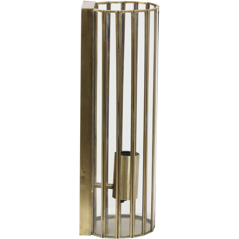 foto del prodotto lampada da parete stroeby bronzo vetro light living