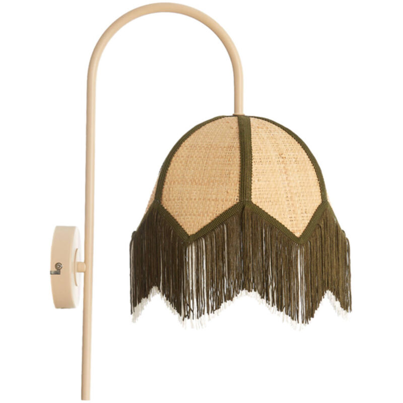 foto del prodotto lampada da parete sulina verde materiali light living