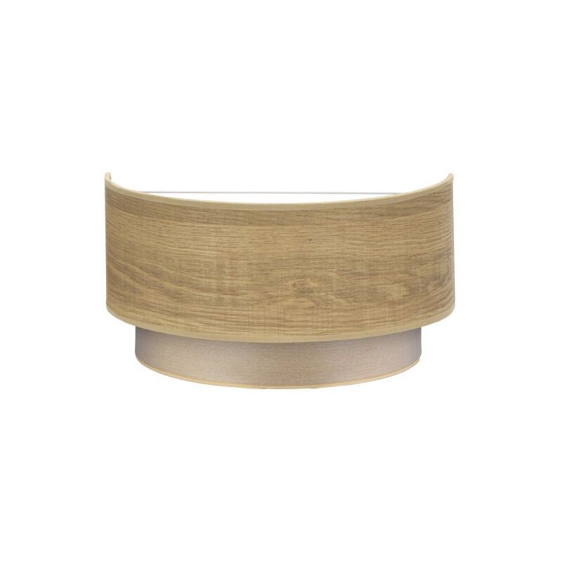 foto del prodotto lampada da parete tania 1xe27 legno chiaro 15x30x16 cm fabrilamp