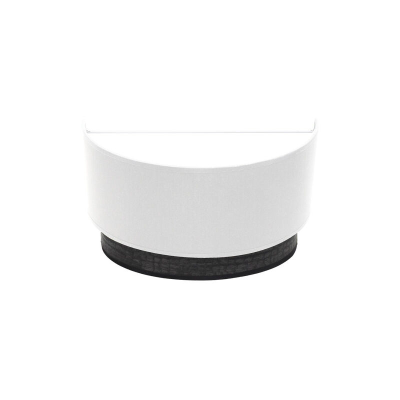 foto del prodotto lampada da parete tatiana 1xe27 legno bianco-nero 17x30x15 cm