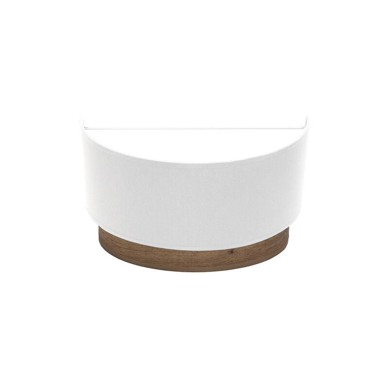 foto del prodotto lampada da parete tatiana 1xe27 legno bianco scuro 17x30x15 cm