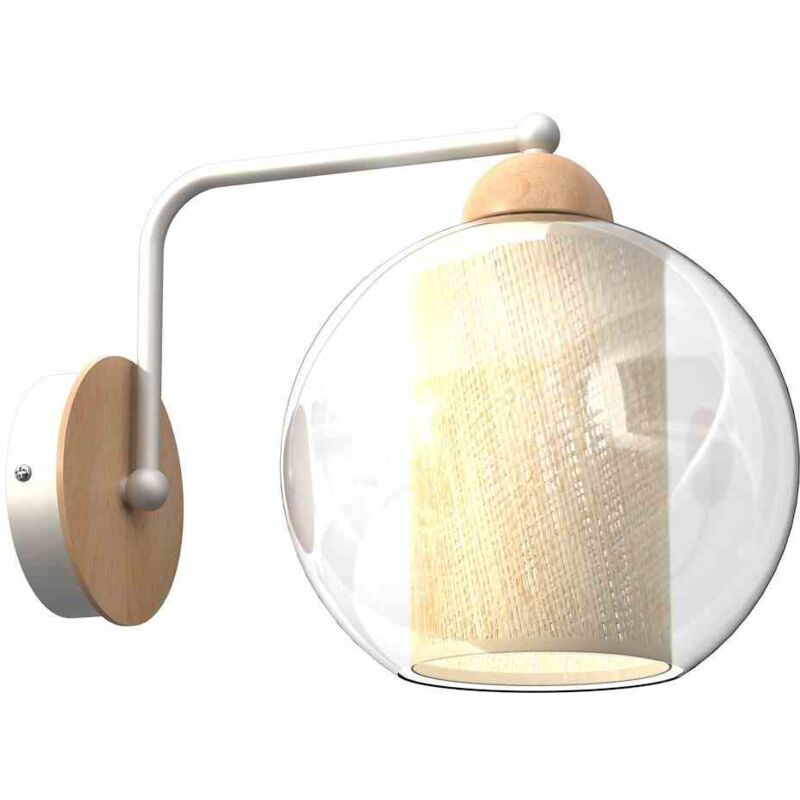 foto del prodotto lampada da parete tela 1xe27