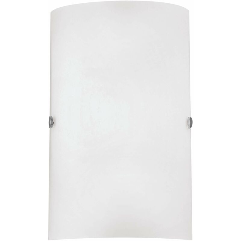 foto del prodotto lampada da parete troy 3, lampada da tavolo uno punto luce, lampada da parete, acciaio, nichel opaco, satinato, bianco, e14 eglo