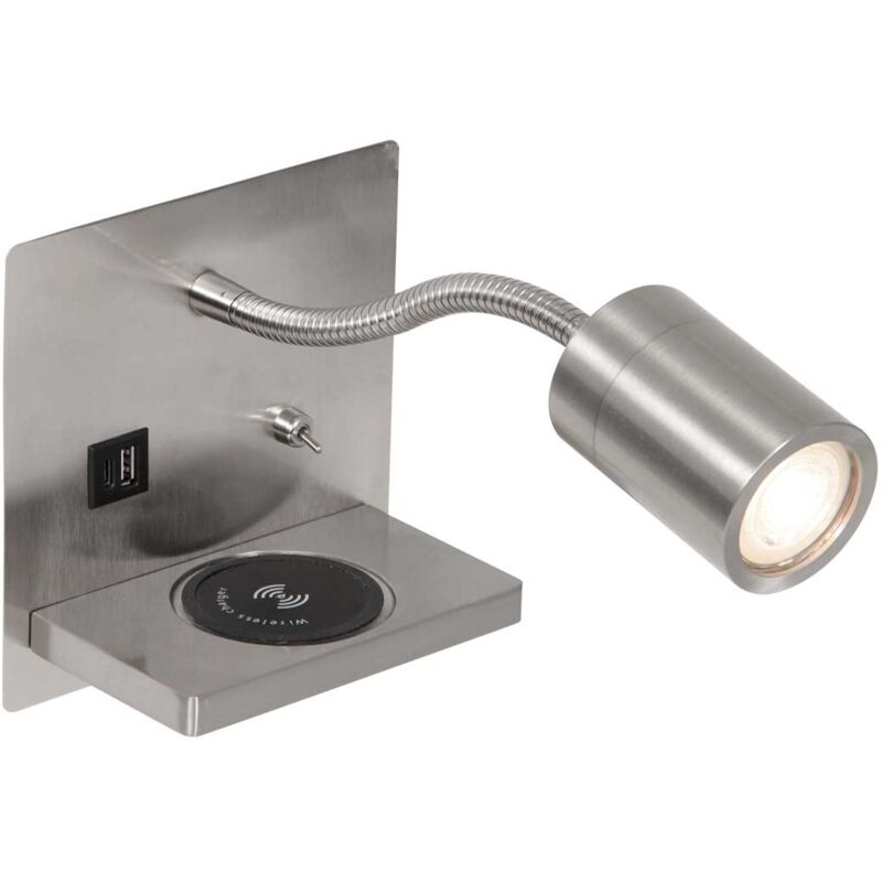foto del prodotto lampada da parete upround acciaio metallo mexlite