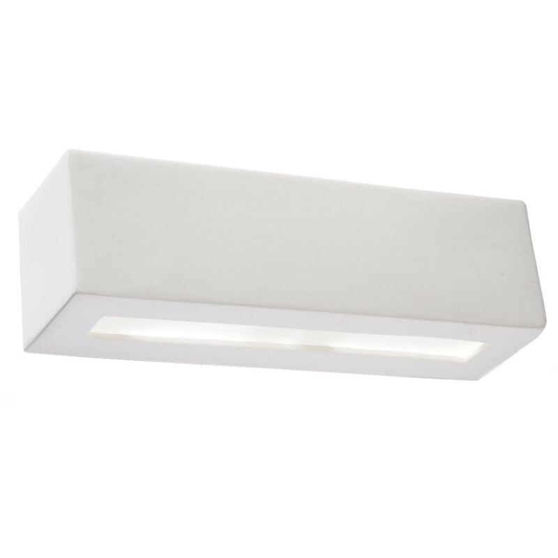 foto del prodotto lampada da parete vega bianco 32.5x9.5x9.5cm sollux