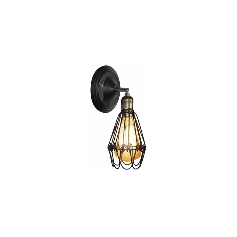 foto del prodotto lampada da parete vintage e 27 matel 100x190mm