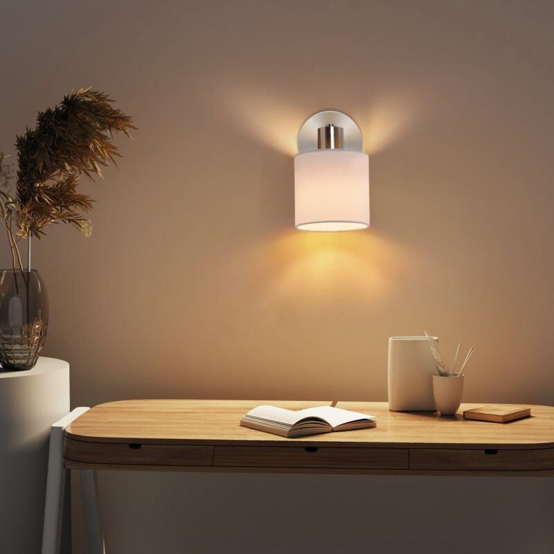 foto del prodotto lampada da parete vintage gbly lampada da parete spot retr e14 illuminazione da parete girevole lampada da parete industriale schermo in tessuto