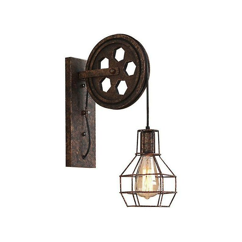 foto del prodotto lampada da parete vintage retrò lampada da parete industriale lampada da parete lampada da parete in ferro loft cafe bar lampada da parete regolabile decorazione lampada a led