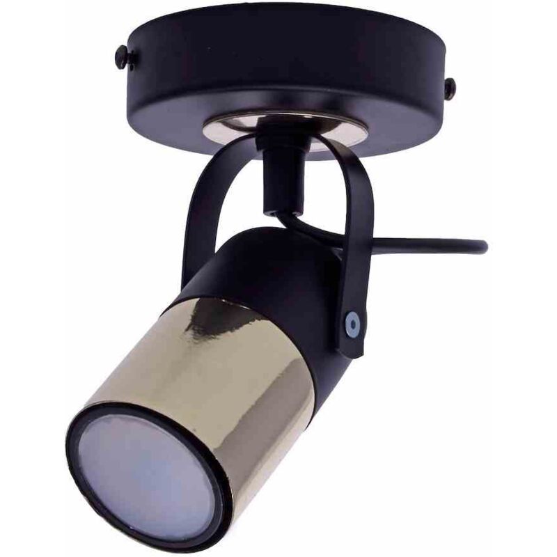foto del prodotto lampada da parete wilson nero 1xgu10