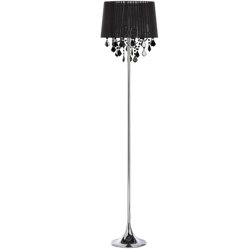 foto del prodotto lampada da pavimento in color nero evans
