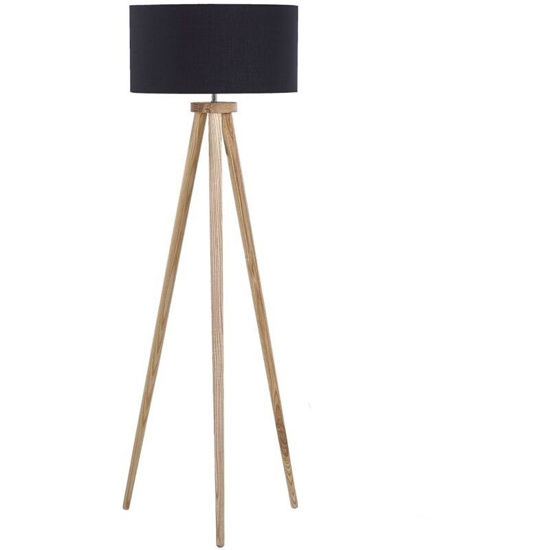 foto del prodotto lampada da pavimento in color nero nitra