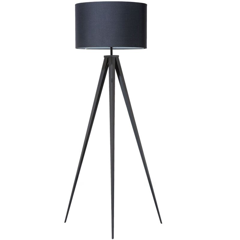 foto del prodotto lampada da pavimento moderna nera stiletto