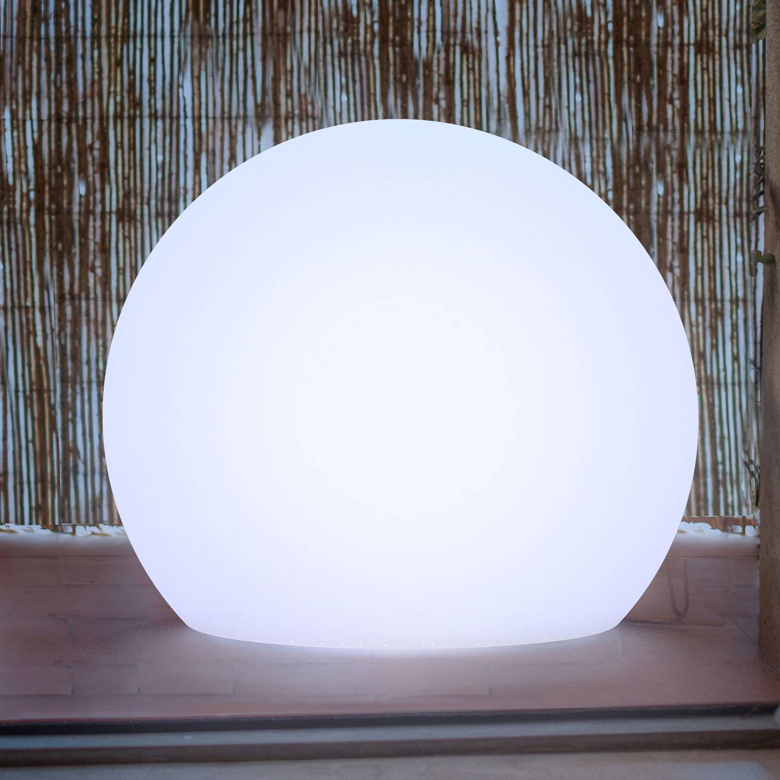 foto del prodotto lampada da pavimento newgarden buly a globo, 60 cm