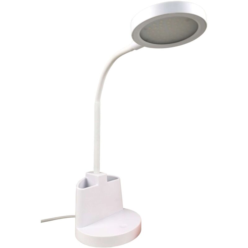 foto del prodotto lampada da scrittoio led 7w swan2 bianco