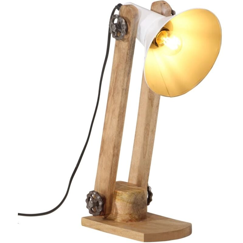 foto del prodotto lampada da scrivania 25 w bianca 23x13x52 cm e27 vidaxl
