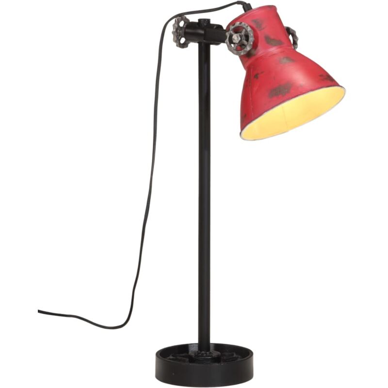 foto del prodotto lampada da scrivania 25 w rosso anticato 15x15x55 cm e27 vidaxl