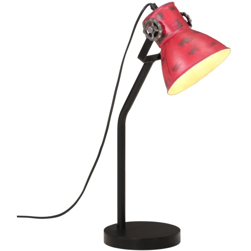 foto del prodotto lampada da scrivania 25 w rosso anticato 17x17x60 cm e27 vidaxl