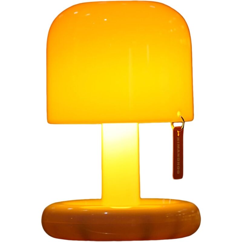 foto del prodotto lampada da scrivania a led con timer, luce notturna in miniatura, luce d atmosfera per bar, arredamento per camera da letto, luce gialla,