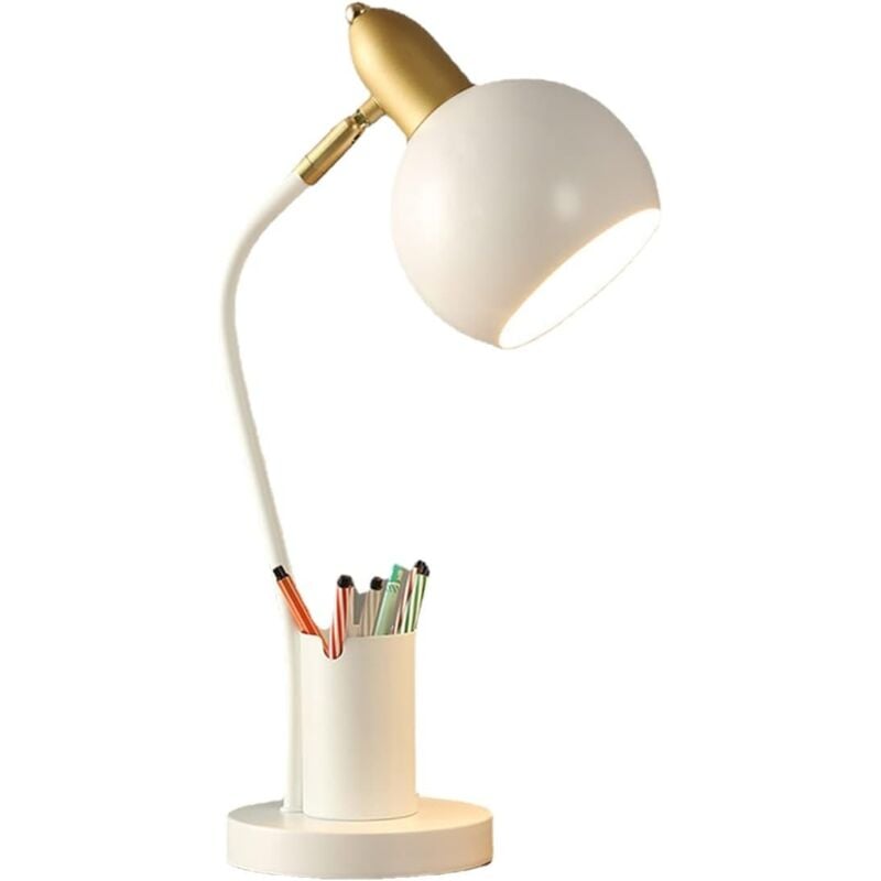 foto del prodotto lampada da scrivania a led dimmerabile in metallo per soggiorno, camera da letto, arredamento per la casa, illuminazione macaron, studio, dormitorio,