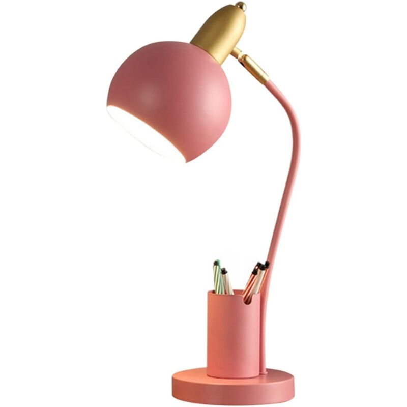 foto del prodotto lampada da scrivania a led dimmerabile in metallo per soggiorno, camera da letto, arredamento per la casa, illuminazione macaron, studio, dormitorio,
