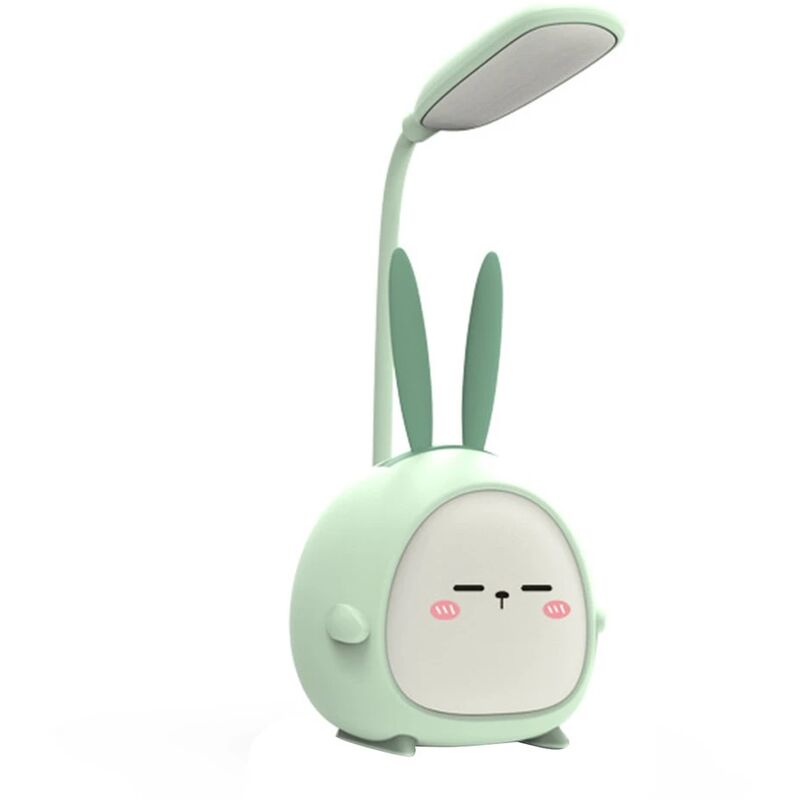 foto del prodotto lampada da scrivania a led portatile lampada pieghevole lampada da scrivania a forma di simpatico cartone animato lampada da lettura a led