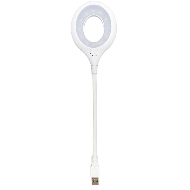 foto del prodotto lampada da scrivania a led ultraleggera, portatile, pieghevole liberamente, usb, luce ad anello non stroboscopica