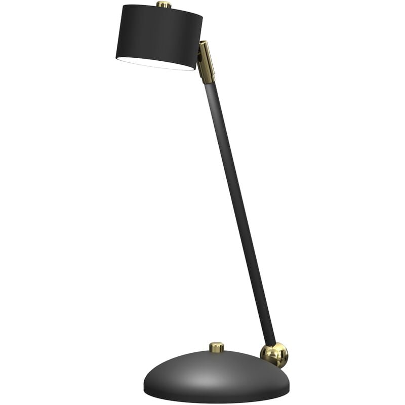 foto del prodotto lampada da scrivania arena nero oro 1xgx53