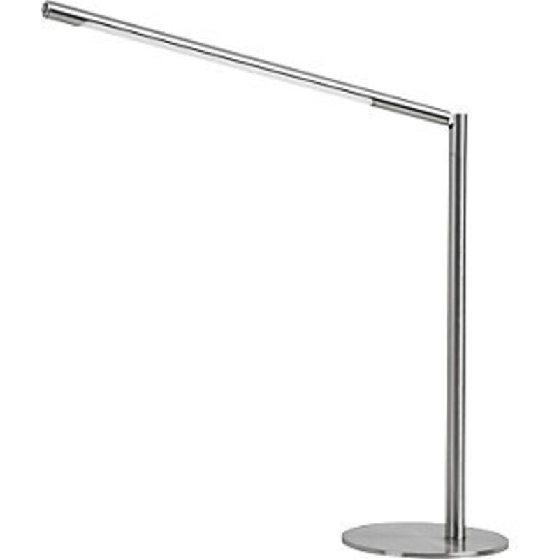 foto del prodotto lampada da scrivania aura argento h.max.420mm base con led
