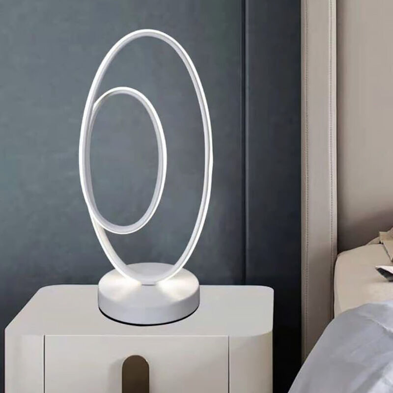 foto del prodotto lampada da scrivania comodino notturna alta illuminazione a led design moderno