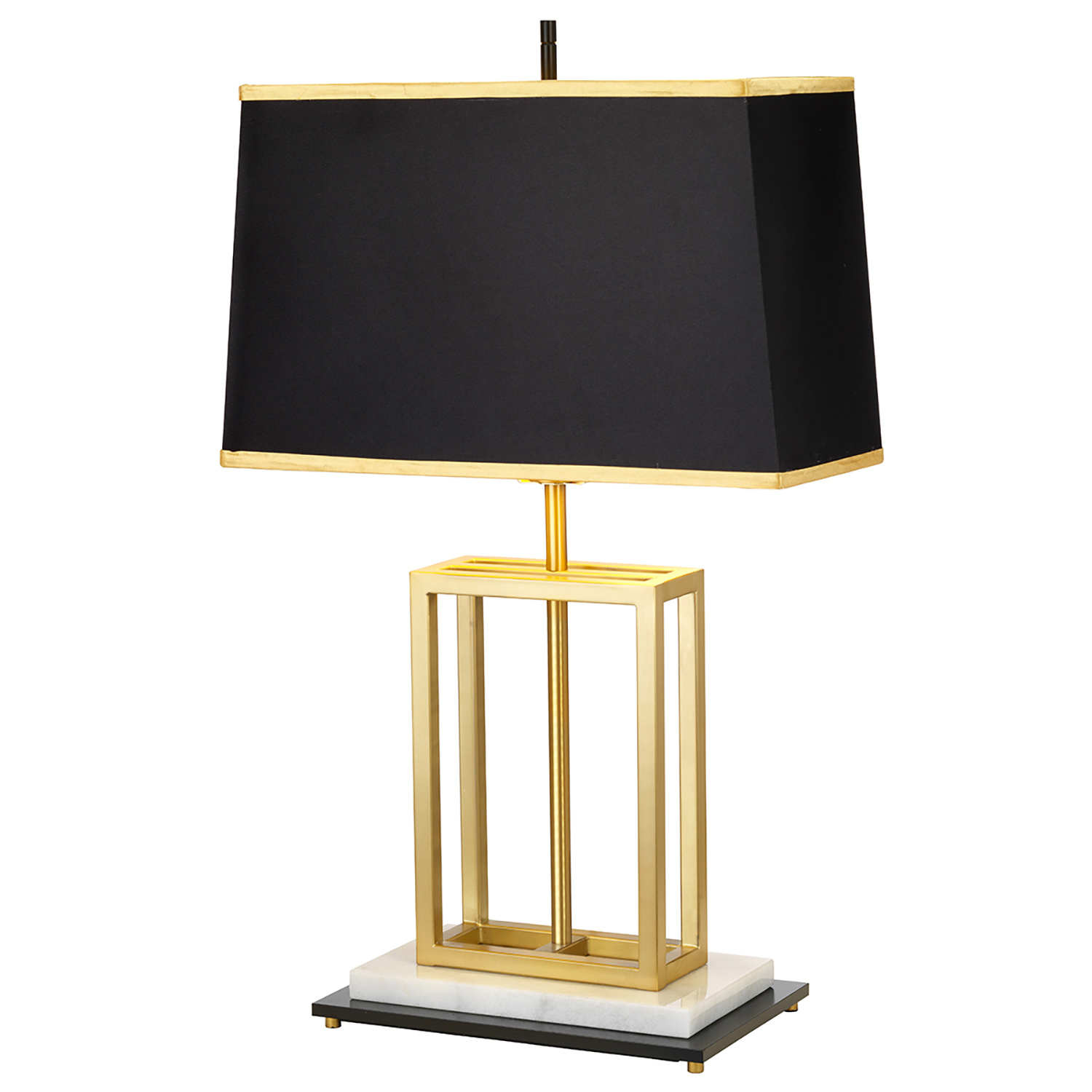 foto del prodotto lampada da scrivania contemporanea atlas acciaio ottone spazzolato 1 luce e27