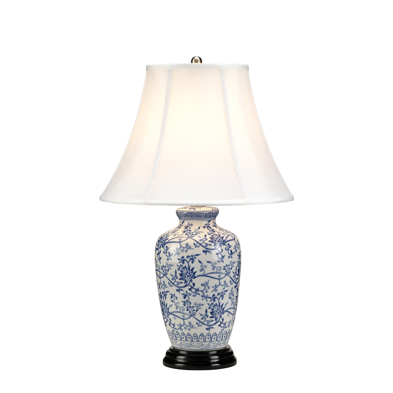 foto del prodotto lampada da scrivania contemporanea blue ginger jar porcellana blu 1 luce e27