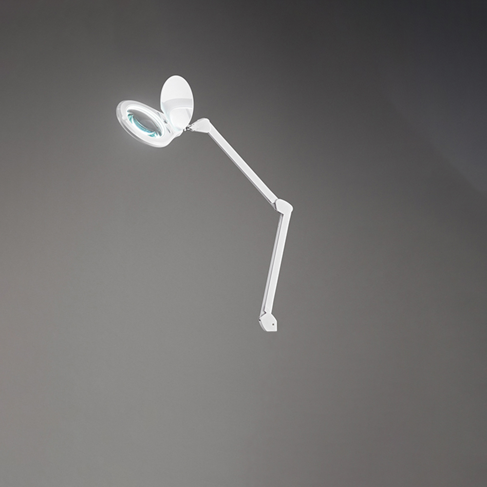 foto del prodotto lampada da scrivania contemporanea close metallo bianco led 12w 3000k