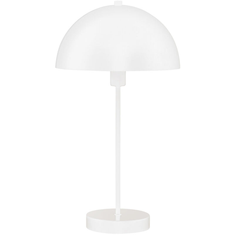 foto del prodotto lampada da scrivania contemporanea mushroom acciaio bianco 1 luce e14