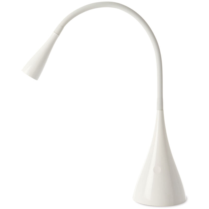 foto del prodotto lampada da scrivania contemporanea snake acrilico bianco led 3w 3000k